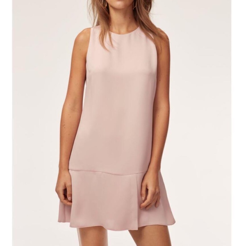 ARITZIA ✨ drop waist key hole back mini dress | sz Small 6